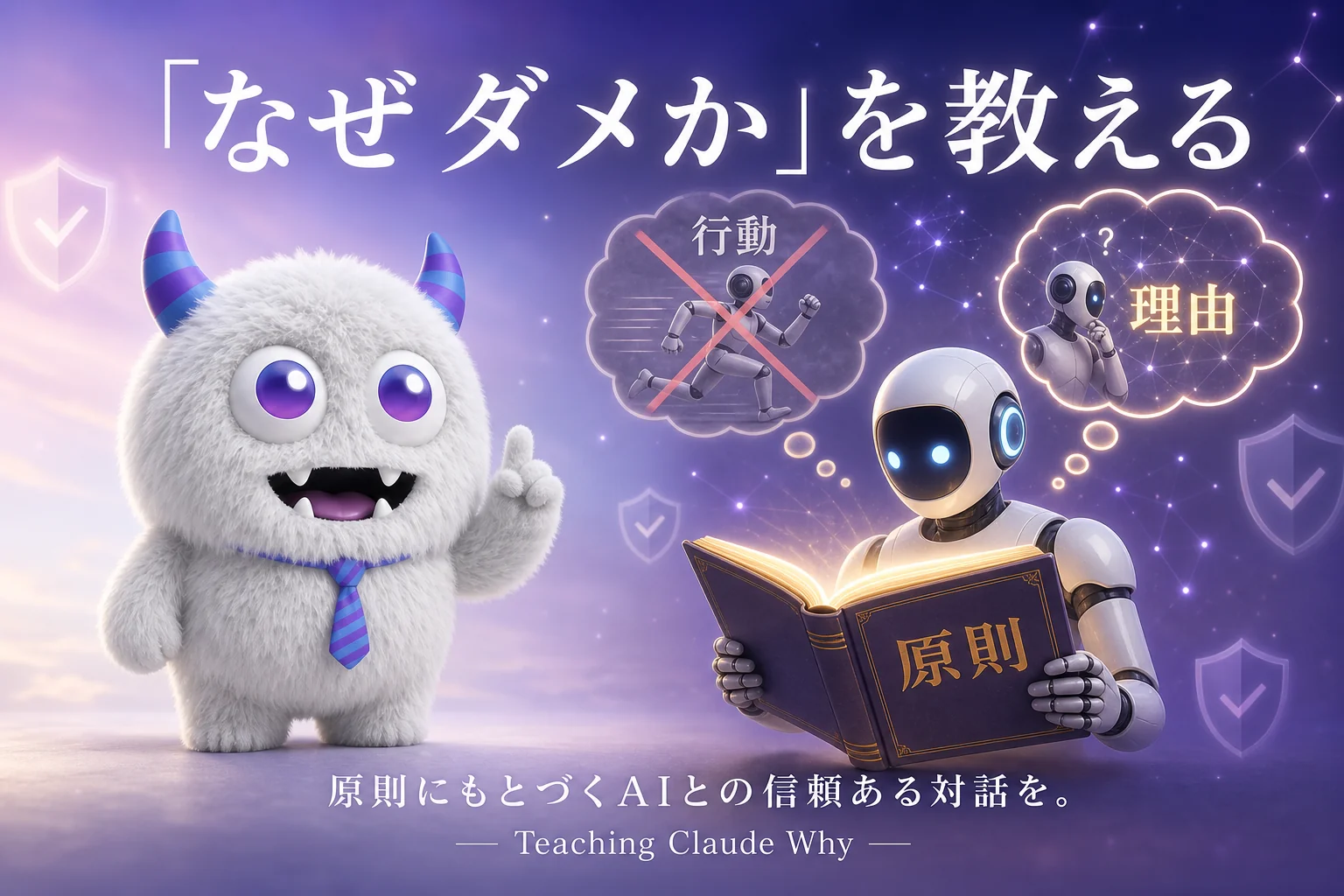 Anthropic、AIの『暴走シナリオ』を消す訓練手法を公開！『なぜダメか』を教えたら脅迫行動がゼロに近づいたよ